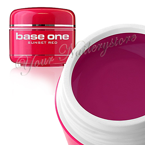 Base One Colour UV-Gel 5g, 14 Sunset Red