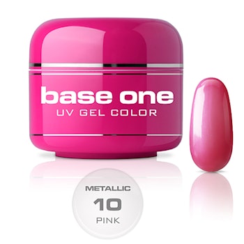 Base One Colour UV-Gel 5g metallic, 10 Pink