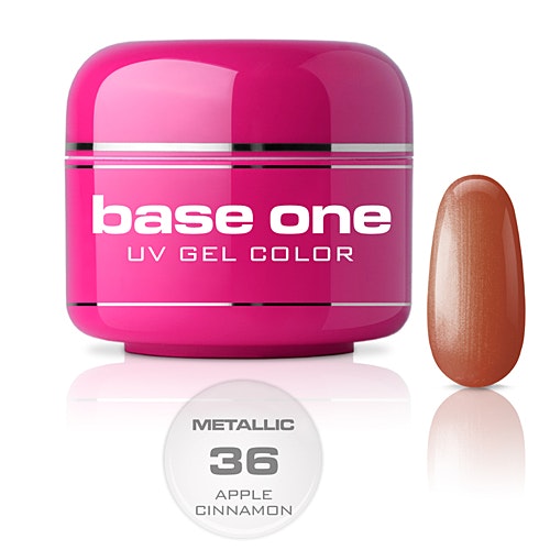 Base One Colour UV-Gel 5g metallic, 36 Apple Cinnamon