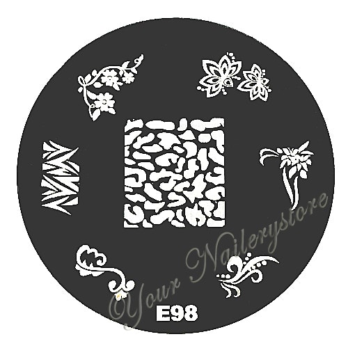 Stamping plate / motivbricka, E98