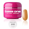 Base One Colour UV-Gel 5g metallic, 28 Orange Juice