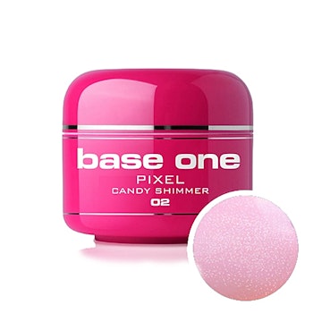 Base One Pixel UV-gel 5g, 02 Candy Shimmer