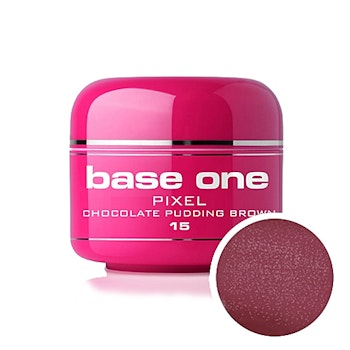 Base One Pixel UV-gel 5g, 15 Chocolate Pudding Brown