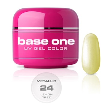 Base One Colour UV-Gel 5g metallic, 24 Lemon Tree