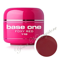 Base One Colour UV-Gel 5g, 110 Foxy Red