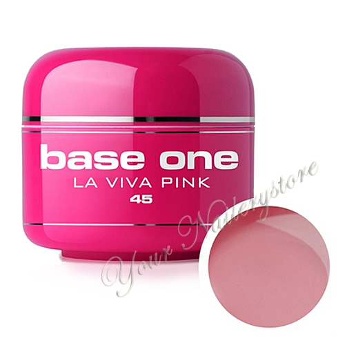 Base One Colour UV-Gel 5g, 45 La Viva Pink