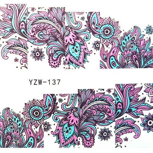 Nail tattoos full cover, YZW-137
