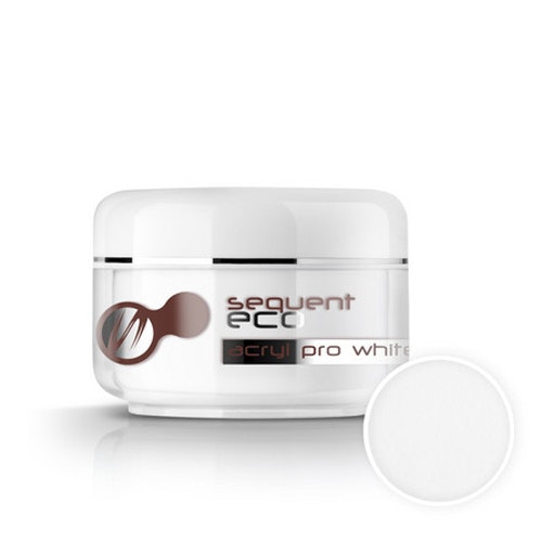 Akrylpulver Sequent Eco 36g, white