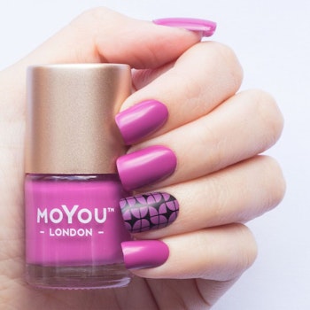 MoYou London Nail Art Stamping Polish 9 ml, Party Pink