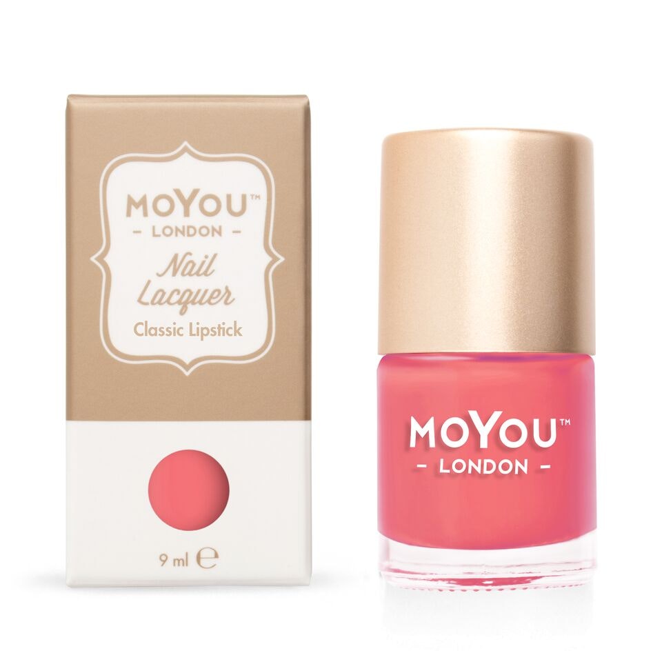 MoYou London Nail Art Stamping Polish 9 ml, Classic Lipstick