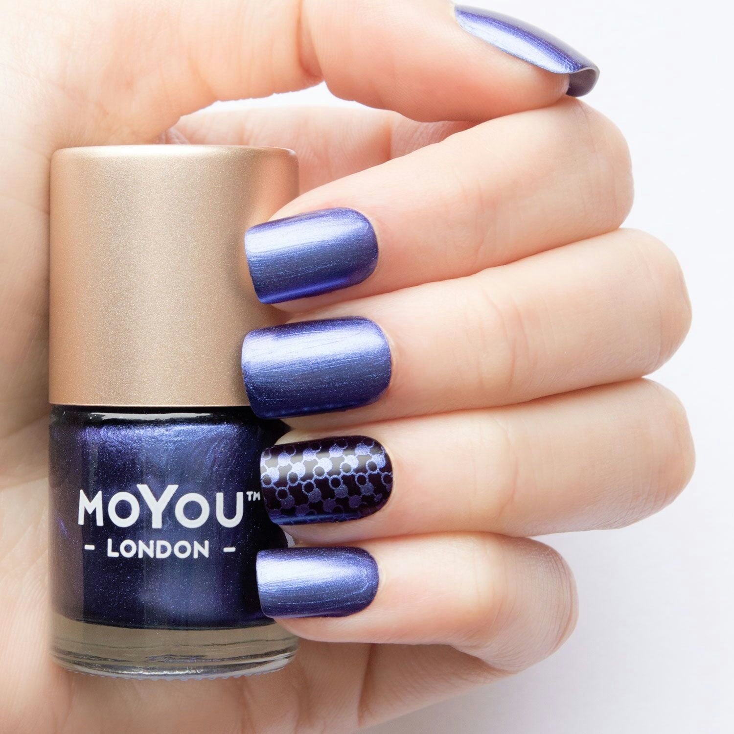 MoYou London Nail Art Stamping Polish 9 ml, Royal Up