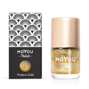 MoYou London Nail Art Stamping Polish 9 ml, Prosecco Gold