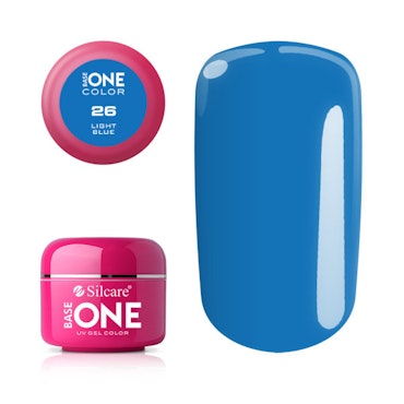 Base One Colour UV-Gel 5g, 26 Light Blue