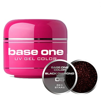 Base One Black Diamond UV-gel 5g, 05 Red Stars