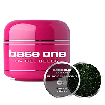 Base One Black Diamond UV-gel 5g, 03 Green Jewel