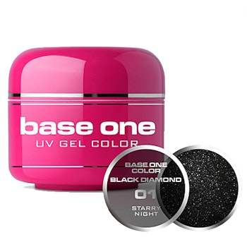 Base One Black Diamond UV-gel 5g, 01 Starry Night
