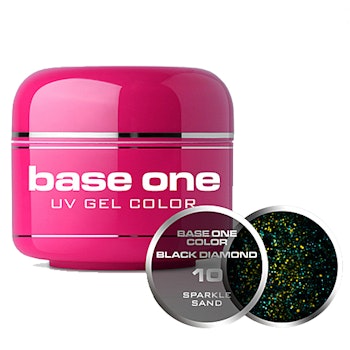 Base One Black Diamond UV-gel 5g, 10 Sparkle Sand