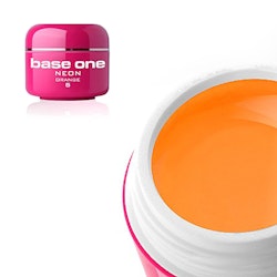 Base One Colour UV-Gel 5g neon, 02 Orange