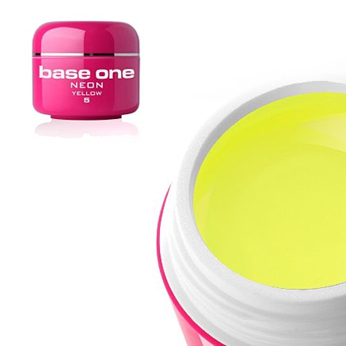 Base One Colour UV-Gel 5g neon, 06 Yellow