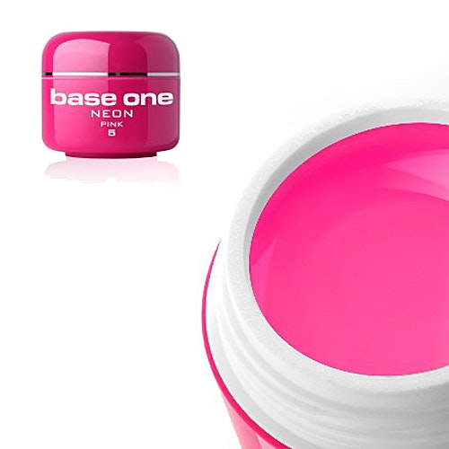 Base One Colour UV-Gel 5g neon, 14 Medium Pink