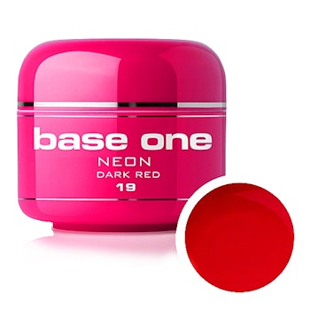 Base One Colour UV-Gel 5g neon, 19 Dark Red