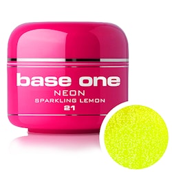 Base One Colour UV-Gel 5g neon, 21 Sparkling Lemon