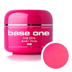 Base One Colour UV-Gel 5g neon, 28 Baby Pink