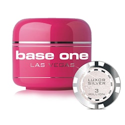 Base One Glitter UV-Gel 5g, Las Vegas - 03 Luxor Silver