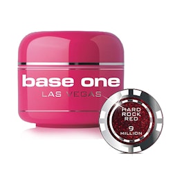 Base One Glitter UV-Gel 5g, Las Vegas - 09 Hard Rock Red