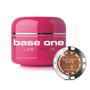 Base One Glitter UV-Gel 5g, Las Vegas - 19 Golden Gate