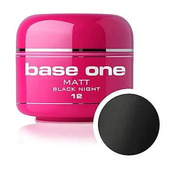 Base One Matt UV-Gel 5g, 12 Black Night