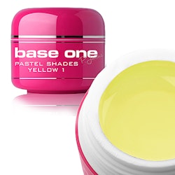 Base One Pastel UV-Gel 5g, 01 Yellow