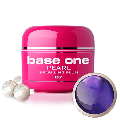 Base One Pearl UV-Gel 5g, 07 Sparkling Plum