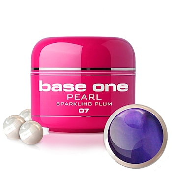 Base One Pearl UV-Gel 5g, 07 Sparkling Plum