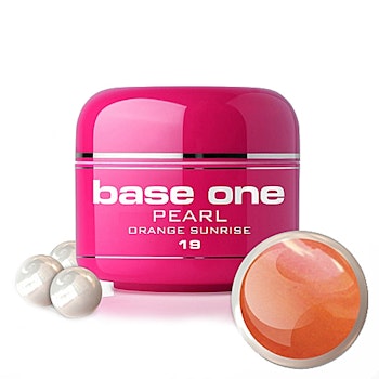 Base One Pearl UV-Gel 5g, 19 Orange Sunrise