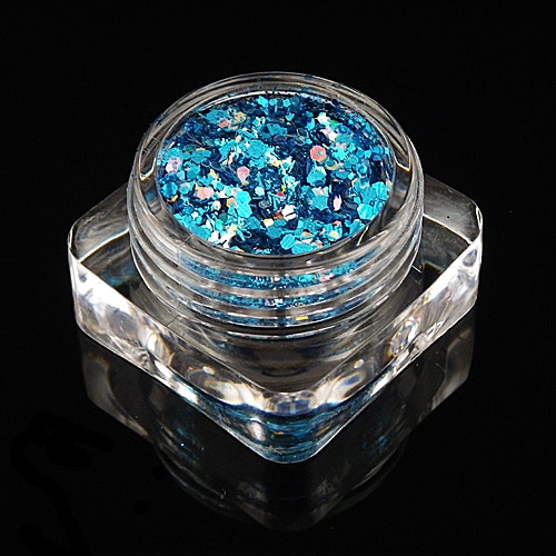 High Gloss Nail Glitter, no 6 Blue Darling