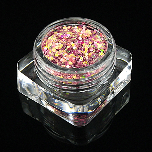 High Gloss Nail Glitter, no 10 Ancient Rose Pink
