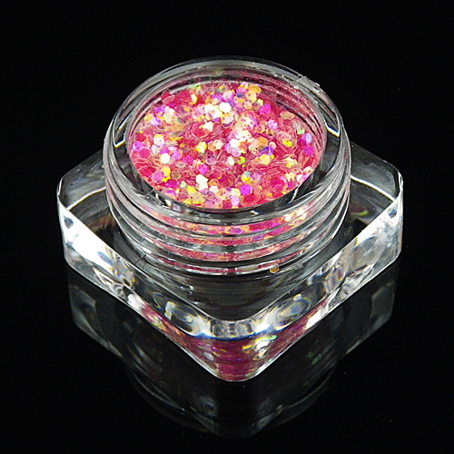 High Gloss Nail Glitter, no 11 Glamorous Pink