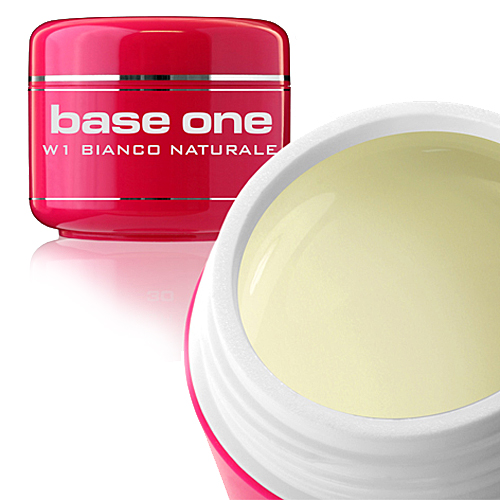 Base One White UV-Gel 5ml, Bianco Naturale