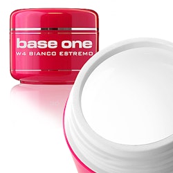 Base One White UV-Gel 5ml, Bianco Estremo