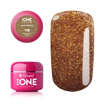 Base One Glitter UV-Gel 5g, Las Vegas - 19 Golden Gate