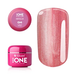 Base One Colour UV-Gel 5g metallic, 04 Light Pink