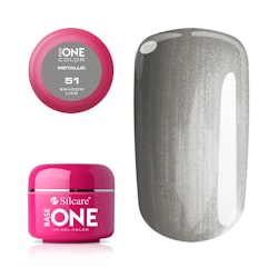 Base One Colour UV-Gel 5g metallic, 51 Shadow Line