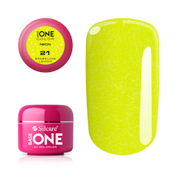Base One Colour UV-Gel 5g neon, 21 Sparkling Lemon