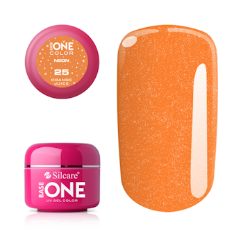 Base One Colour UV-Gel 5g neon, 25 Orange Juice