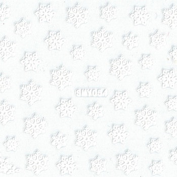 Nagelstickers vita jul, SMY054 snöflingor