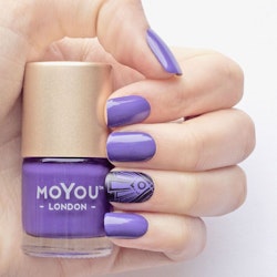 MoYou London Nail Art Stamping Polish 9 ml, Purple Rain
