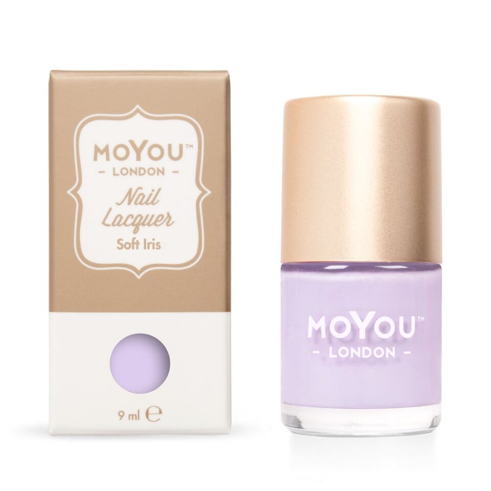 MoYou London Nail Art Stamping Polish 9 ml, Soft Iris