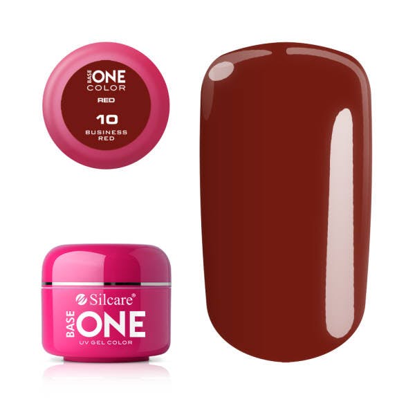 Base One Red UV-Gel 5g, 10 Business Red