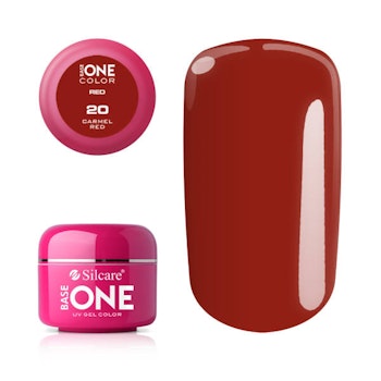 Base One Red UV-Gel 5g, 20 Caramel Red